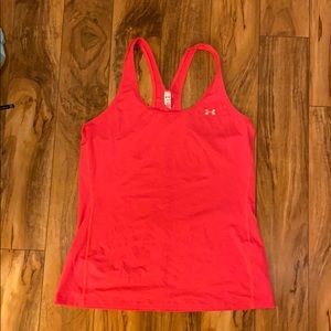 Neon Pink Under Armour Tank Top